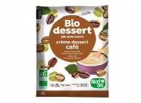 Crème dessert bio au café sans sucres ajoutés pour diabetiques