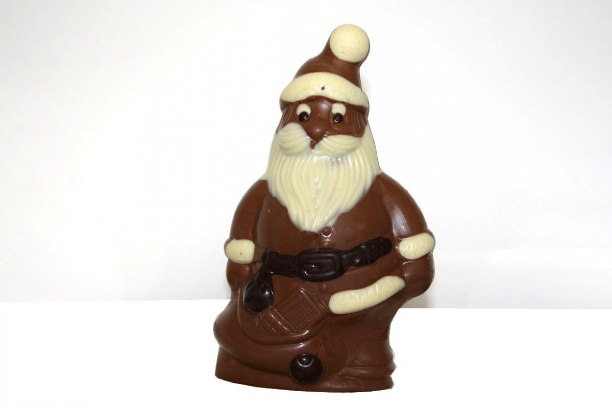 Père Noël au chocolat au lait sans sucre ajouté  120g  - R