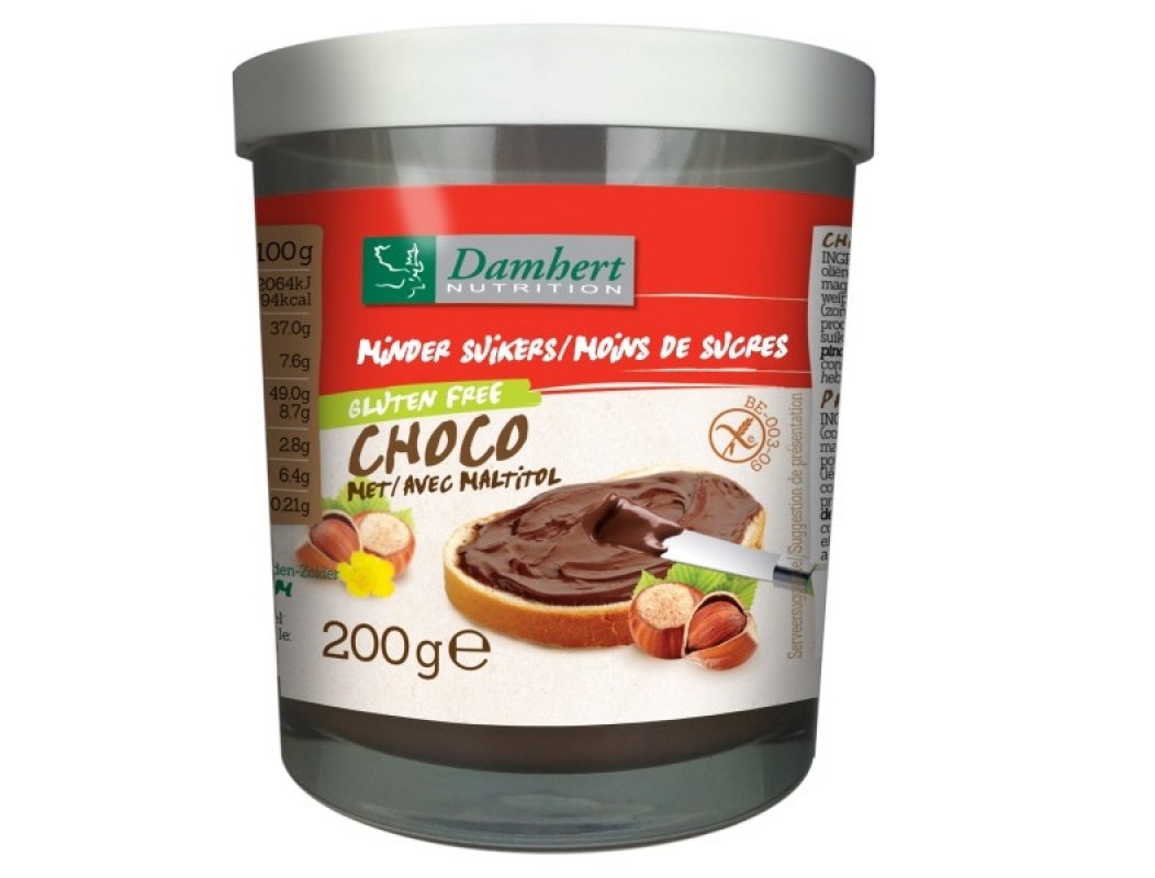 Pâte à tartiner Choco/Noisettes sans sucre ajouté 200 g D