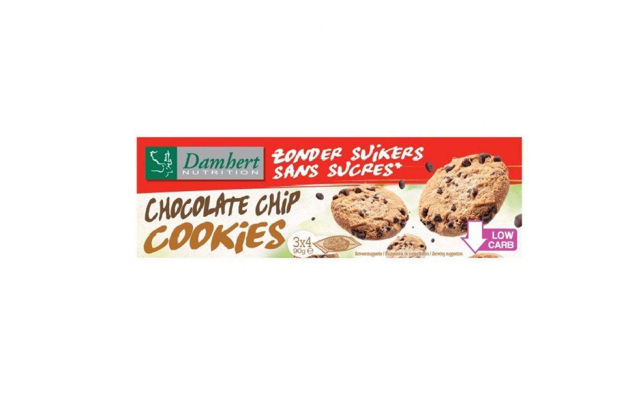 Cookies aux pépites de Choco sans sucre ajouté  90 g - D