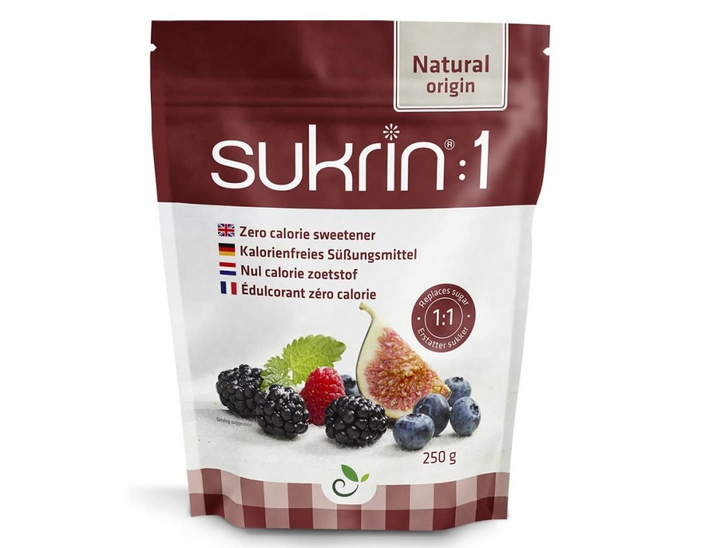 Sukrin 1 - Erythritol édulcorant naturel + stévia  250 g