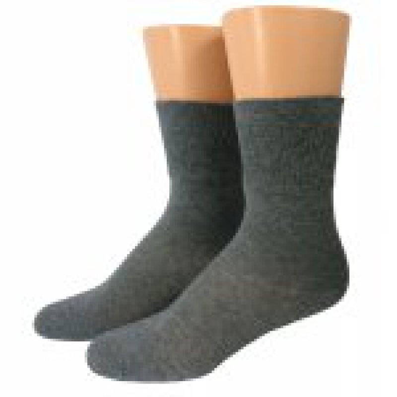 Lot chaussettes femme 39/42 grises- bord tricot - CNB