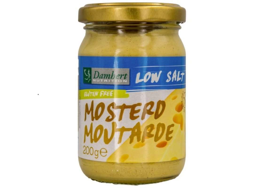 Moutarde sans gluten pauvre en sucre et en sel  200 g - D 