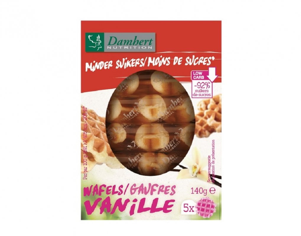 Gaufres belges  vanille sans sucre ajouté 140 g - D