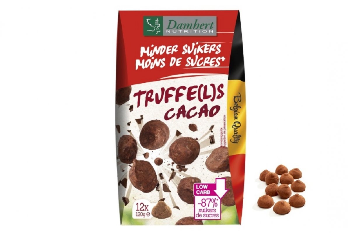 Truffes belges cacao sans sucre ajouté 120 g - D