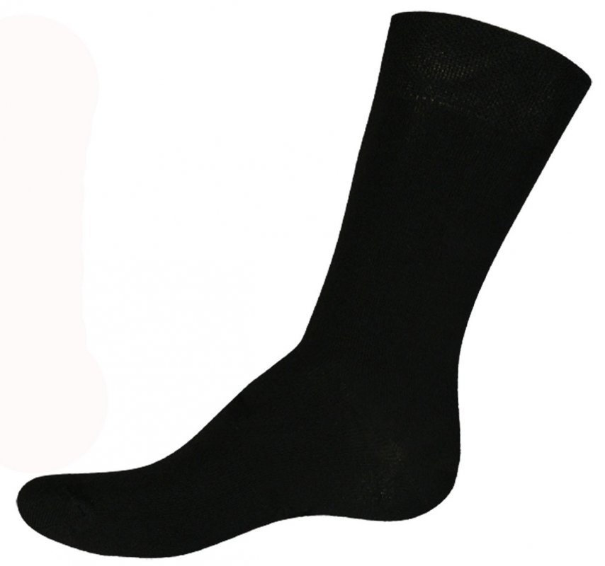 Lot chaussettes femme 39/42 noires - bord tricot - CNB