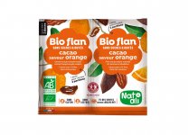 Flan bio cacao/orange sans sucres ajoutés