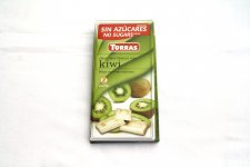 Tablette chocolat blanc kiwi Torras 75g